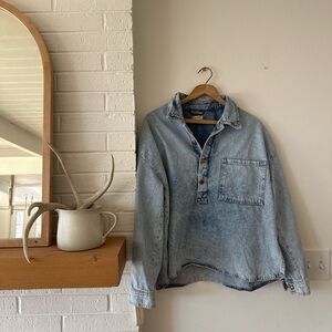 Pilcro Light Blue Denim Shirt